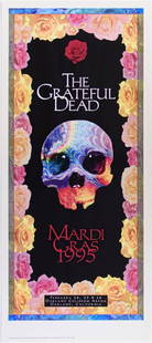 1995 Grateful Dead Oakland Coliseum Annual Mardi Gras Celebration Concerts LE Poster Excellent 77: This is a Limited-Edition, hand-numbered in the lower left corner 6033/7500 printing. The Grateful Dead's annual Mardi Gras celebration was a real treat for their loyal fans. The tradition began i