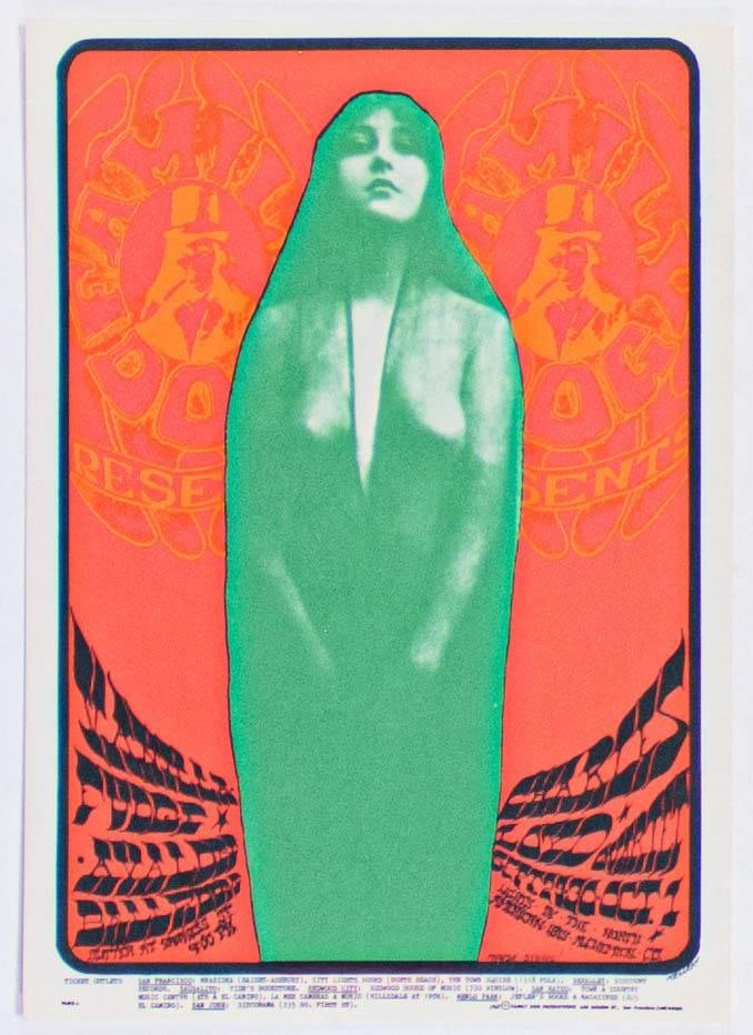 1967 FD-85 Vanilla Fudge Charles Lloyd Quartet Avalon Ballroom Postcard Near Mint 89 (1 of 1)