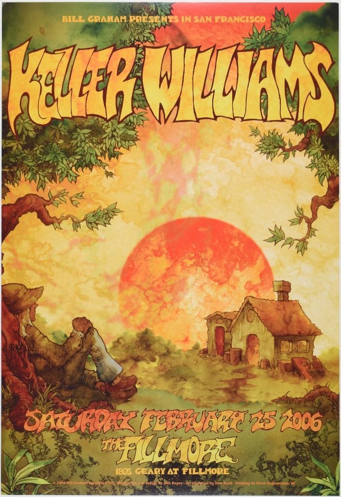 2006 NF-760 Keller Williams The Fillmore Poster Near Mint 85 (1 of 2)