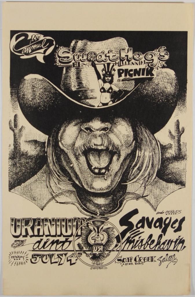 Lot of 4 Uranium Savages Posters Near Mint 83 - 2