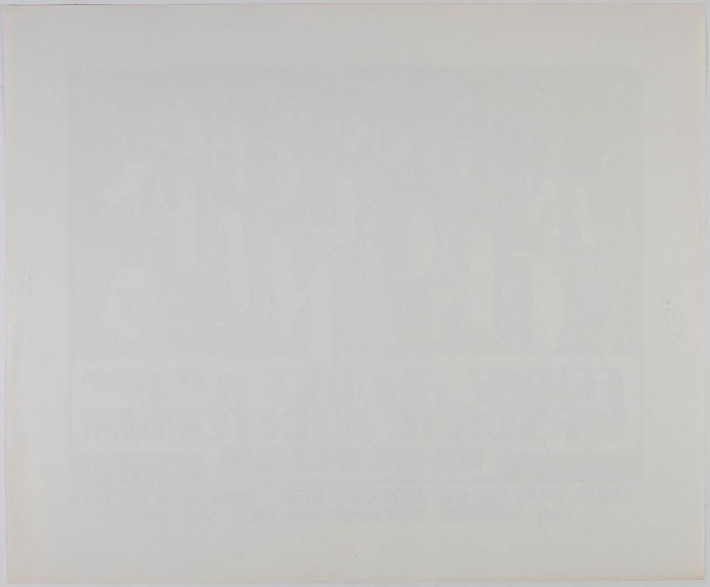 1972 Groucho Marx Masonic Auditorium RP2 Signed Tuten Poster Near Mint 85 - 2