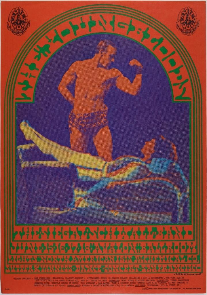 1967 FD-66 Youngbloods Siegal Schwall Avalon Ballroom RP2 Poster Near Mint 83 (1 of 2)