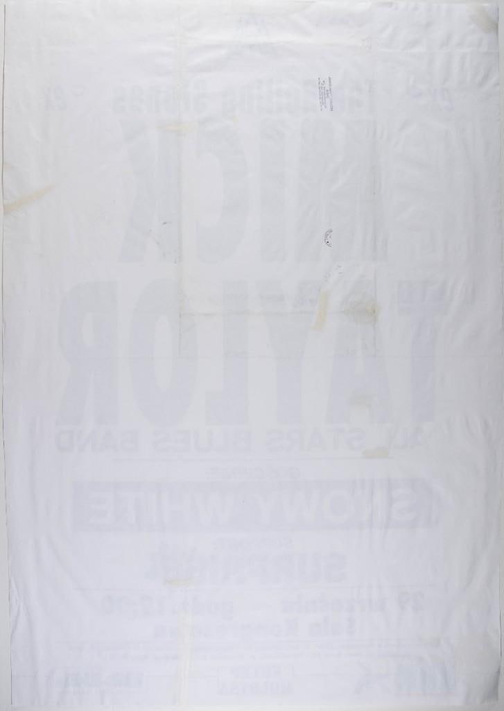 1997 Mick Taylor All Stars Blues Band Warsaw Poster Excellent 70 - 2