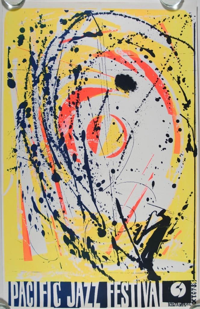 1967 Monterey Jazz Festival Duke Ellington Orchestra Monterey County Fairgrounds Poster Near Mint 87: This original poster was produced for The Monterey Jazz Festival in September 1967. The festival, founded by San Francisco jazz radio broadcaster Jimmy Lyons, was historic in its own right - this year