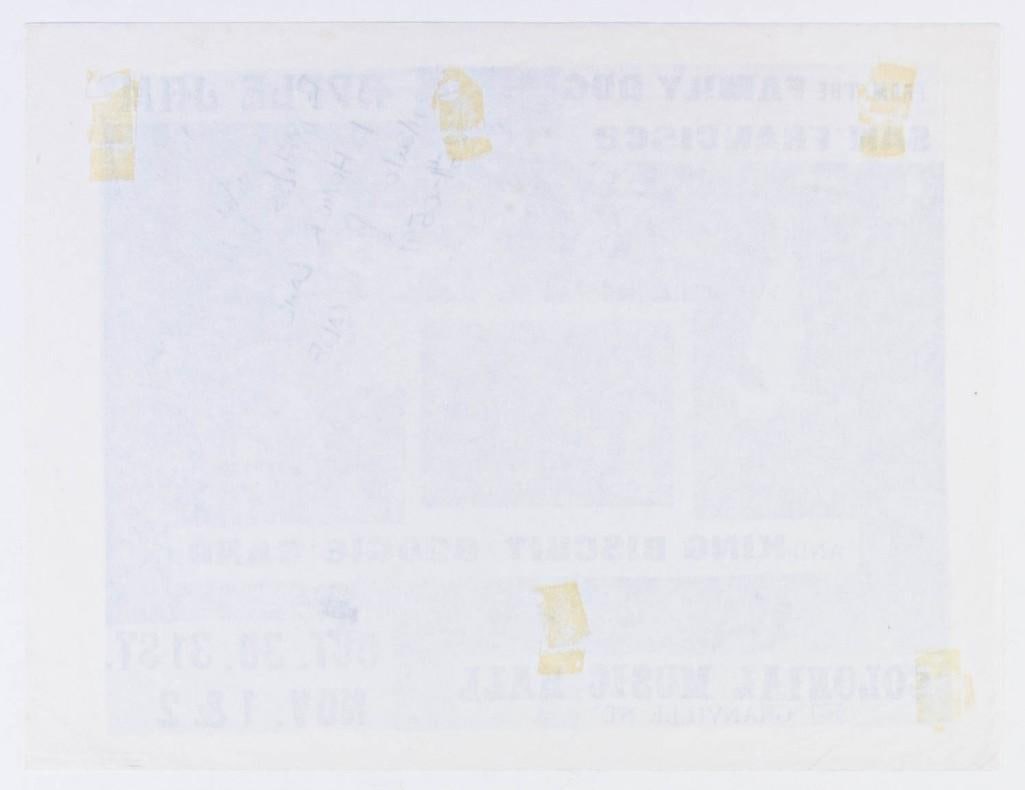 1970 Apple Jam King Biscuit Boogie Band Colonial Music Hall Handbill Excellent 73 - 2