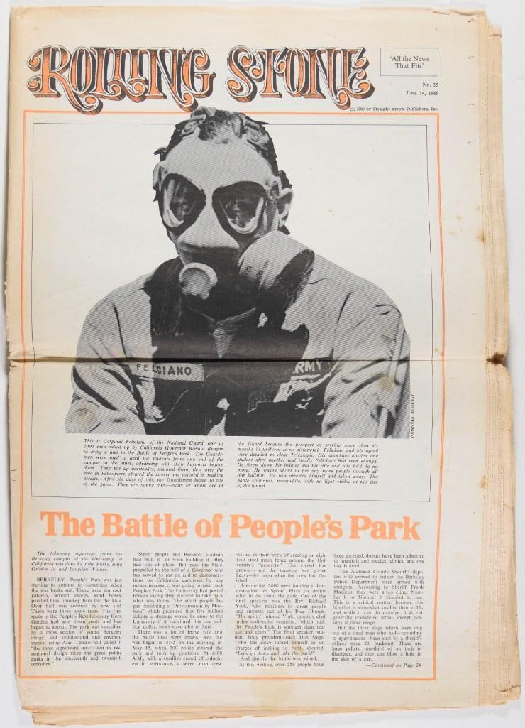 1969 Rolling Stone Chuck Berry No. 35 Signed Wolman Magazine Extra Fine 69 - 2