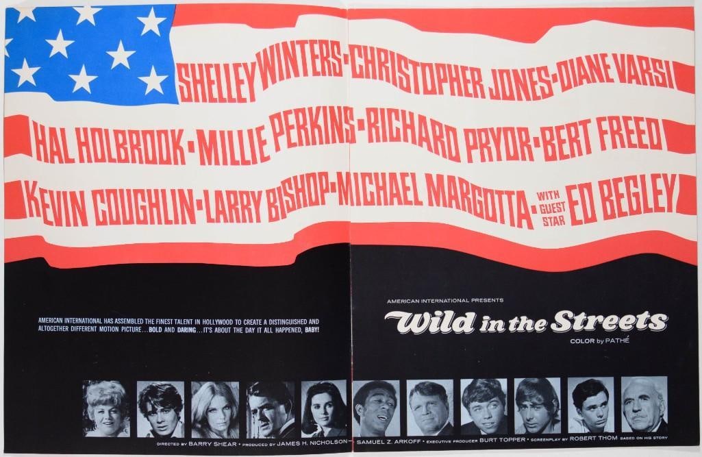 1967 Wild In The Streets Program Near Mint 89 - 2