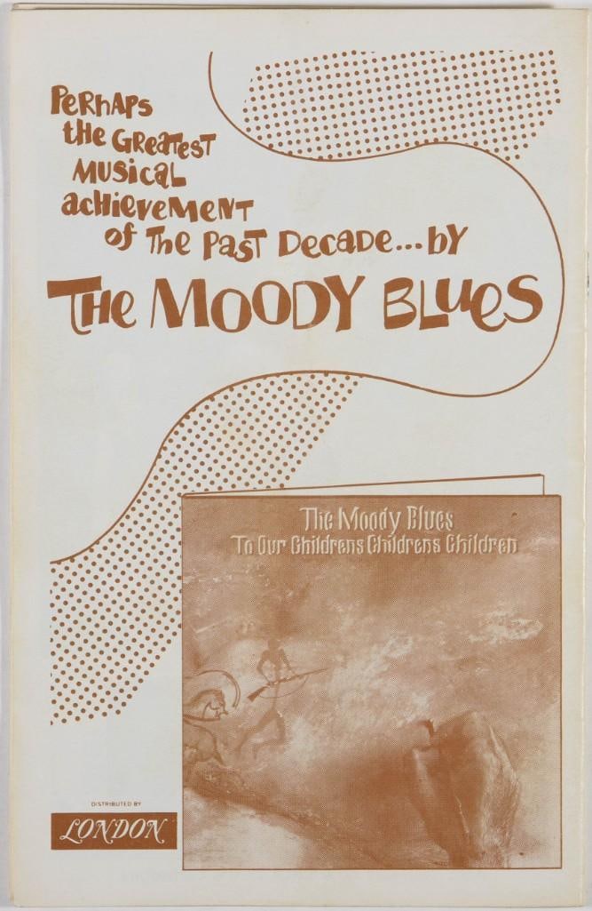 1969 Jimi Hendrix Band of Gypsys Grateful Dead Fillmore East Program Extra Fine 69 - 5