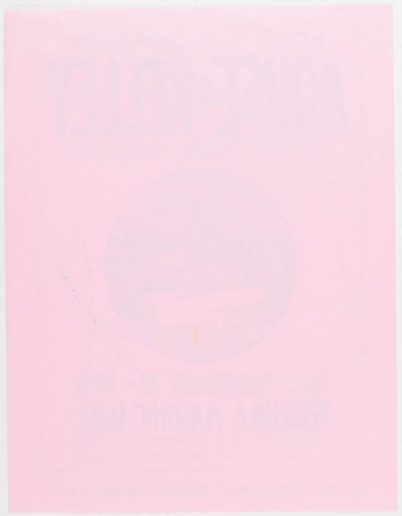 1999 Mouse & Kelley Together Again Petaluma Masonic Hall Signed Kelley Flyer Near Mint 89 - 2