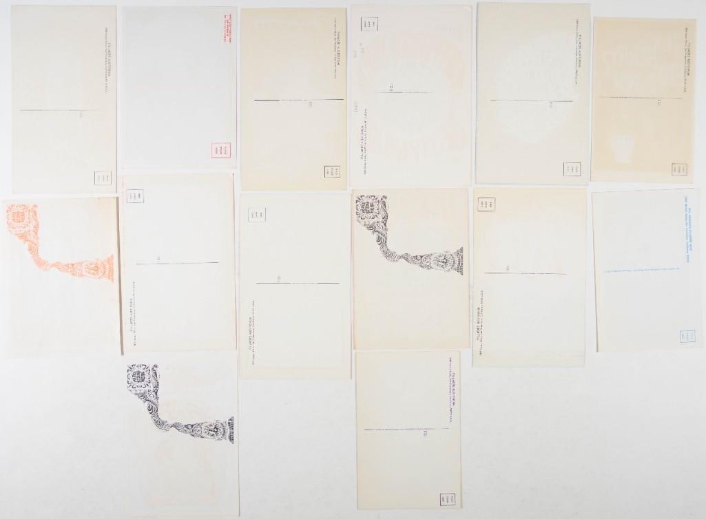 Lot of 14 Fillmore Postcards NG - 2