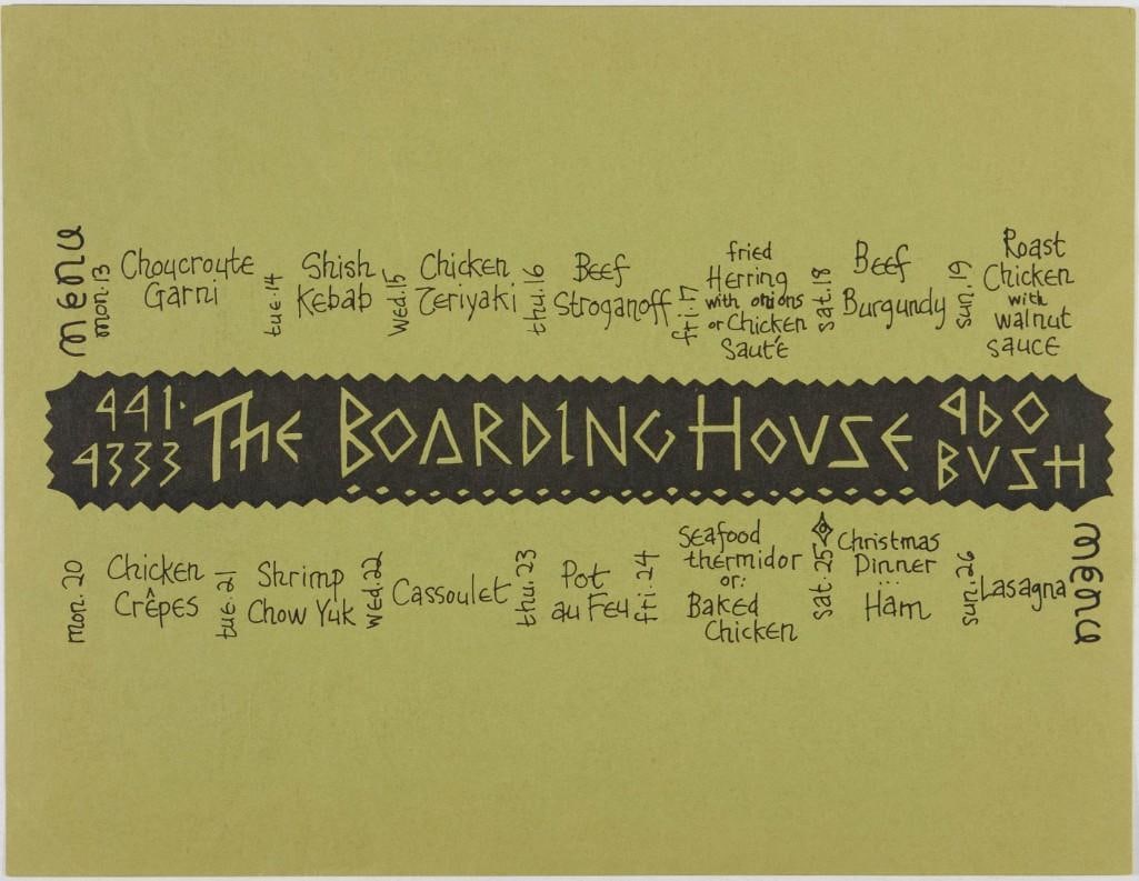 1976 Cleveland Wrecking Company Congress of Wonders The Boarding House Handbill Excellent 77 - 2
