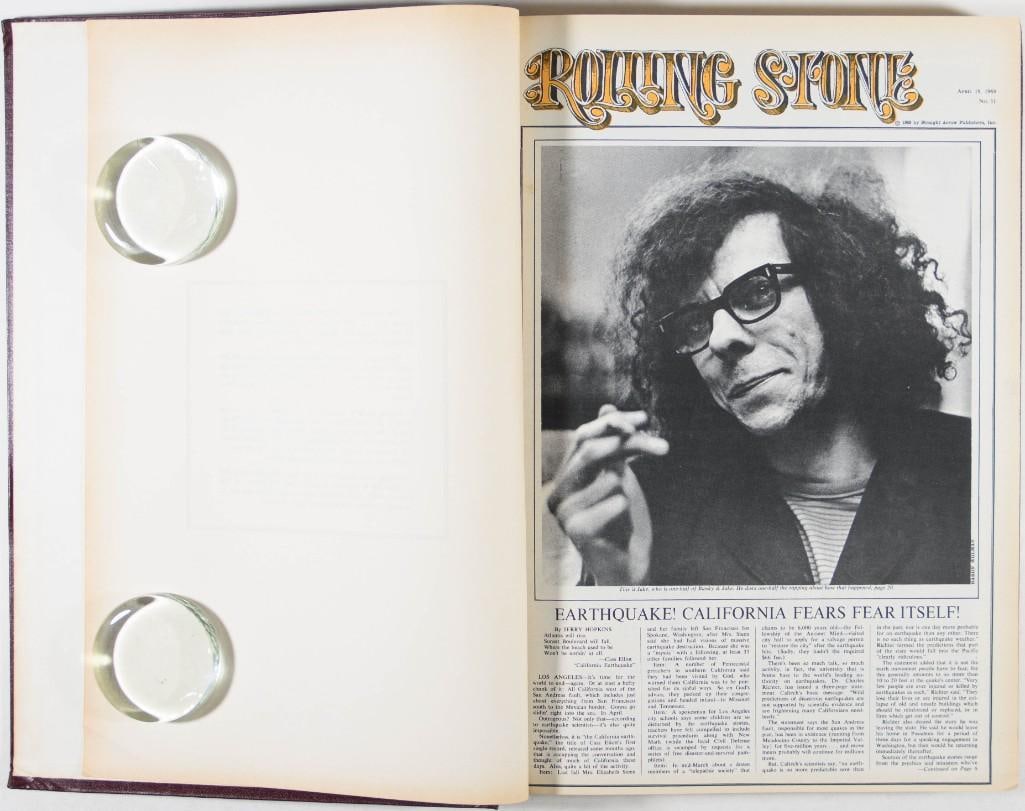 Rolling Stones Magazine Vol. 3 Issues 31-45 Hardbound Book Excellent 79 - 2