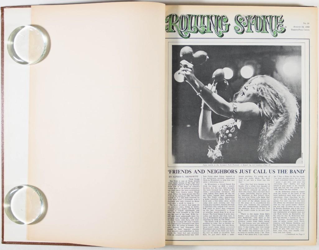 Rolling Stone Magazine Vol. 2 Issues 16-30 Hardbound Book Excellent 79 - 2