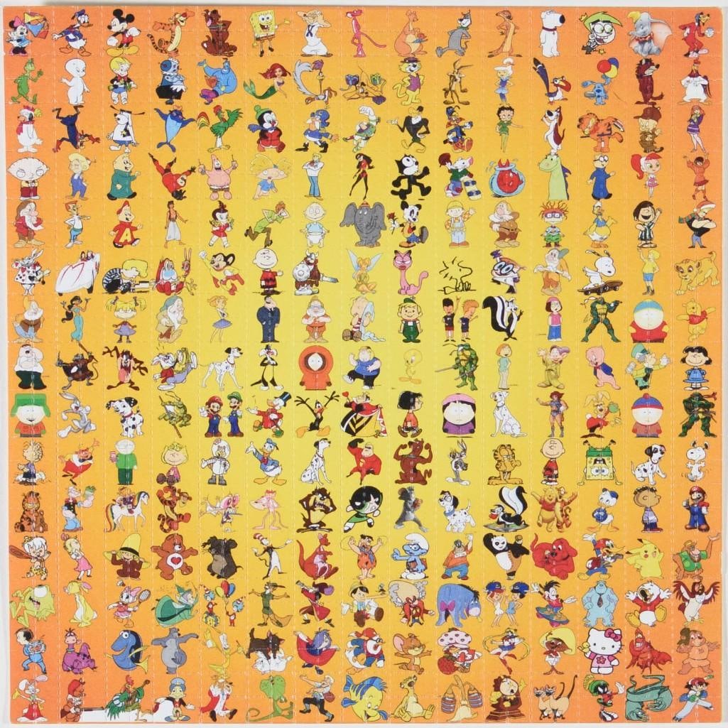 Cartoon Character Blotter Sheet Mint 91: This blotter sheet features dozens of cartoon characters from various eras. Condition Details: Blotter sheet --CRITICAL DETAILS-- --TITLE Cartoon Character Blotter sheet --GRADE Mint 91 