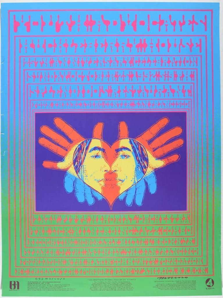 1992 Victor Moscoso Youth Advocates Poster Extra Fine 69 (1 of 2)