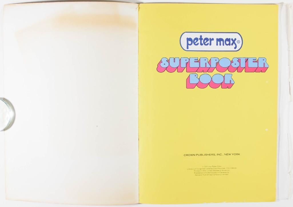 1971 The Peter Max Superposter Book with fold out Extra Fine 65 - 3