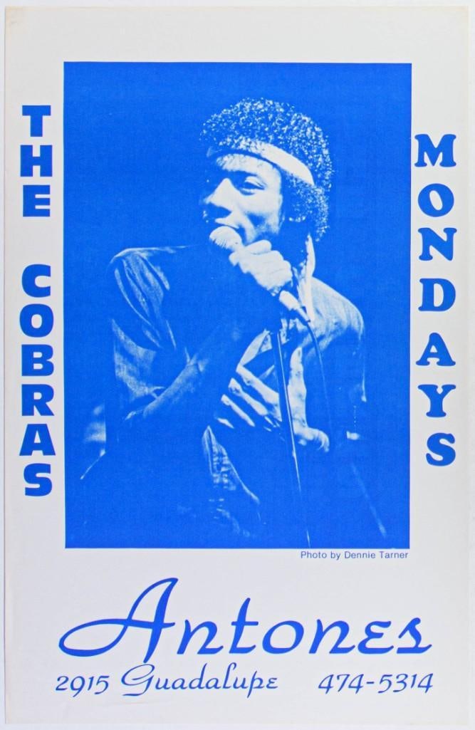 1981 The Cobras Antone's Poster Excellent 75 (1 of 2)