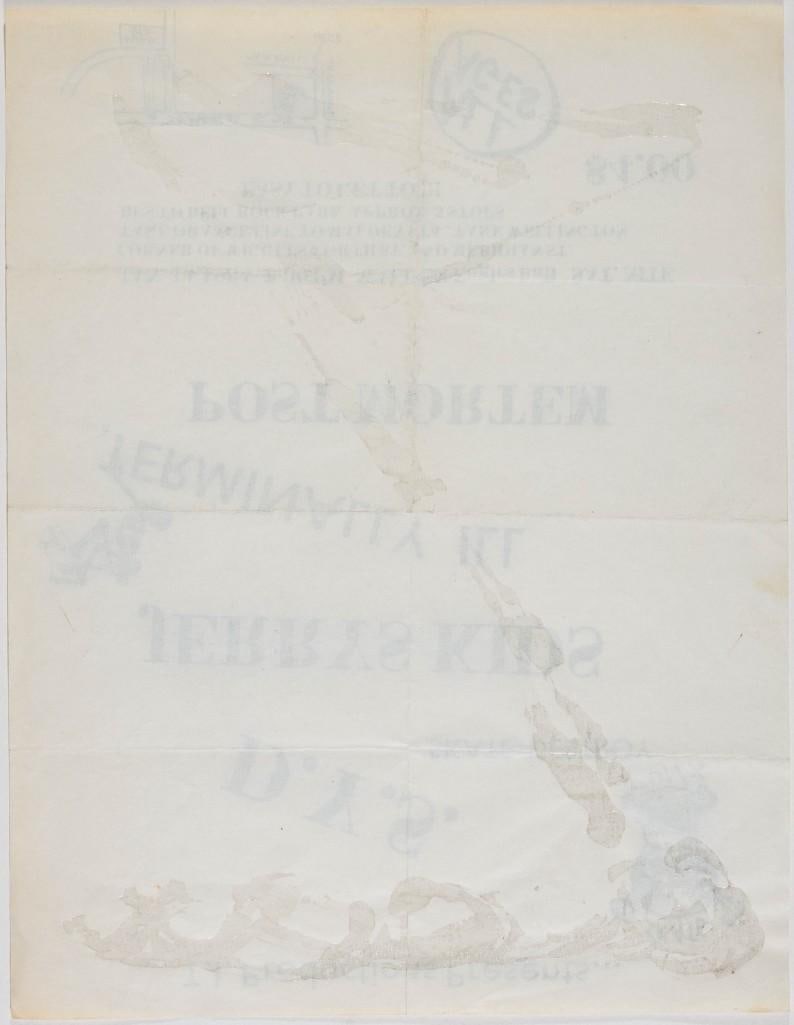 1984 Jerrys Kids Terminally Ill Post Mortem Malden Eagles Hall Flyer Extra Fine 65 - 2