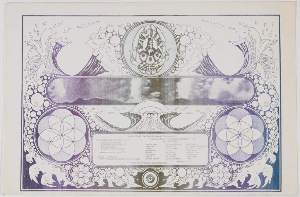 1969 FD-691003 Charley Musselwhite Kaleidoscope 660 Great Highway Handbill Near Mint 85: Approximately seven months after The Family Dog was forced out of the Avalon Ballroom, Chet Helms opened up shop on the Great Highway. The site was at the former Edgewater Ballroom, part of the Playla