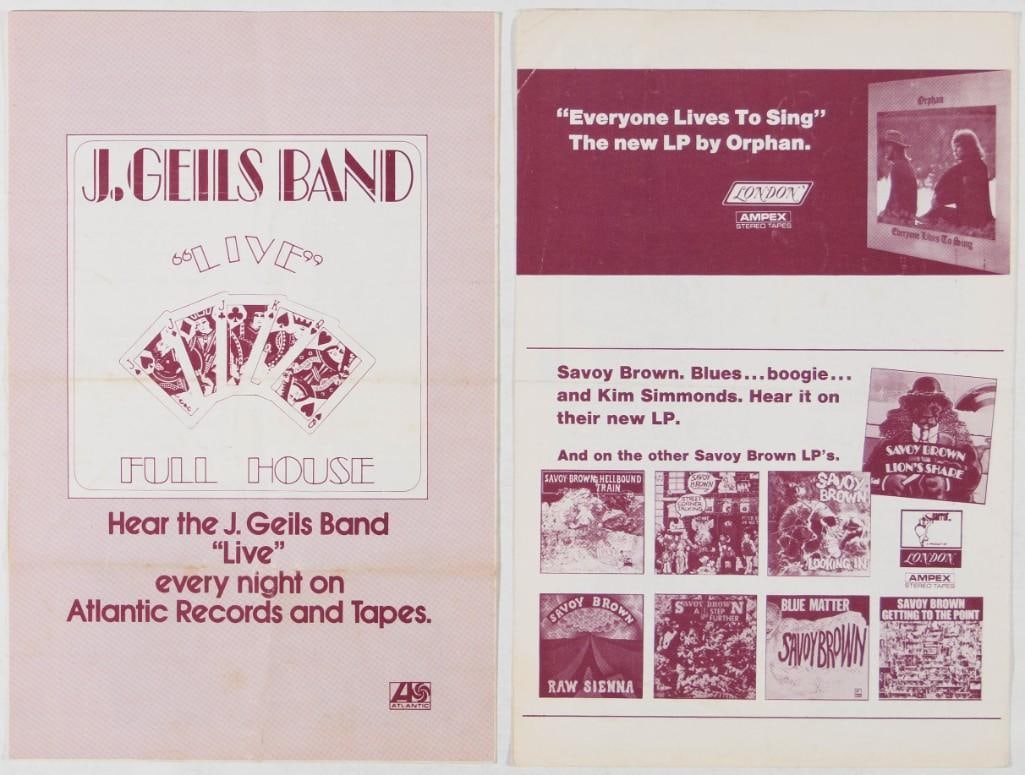 Lot of 2 NRPS Fleetwood Mac Academy of Music Programs Extra Fine 69 - 3