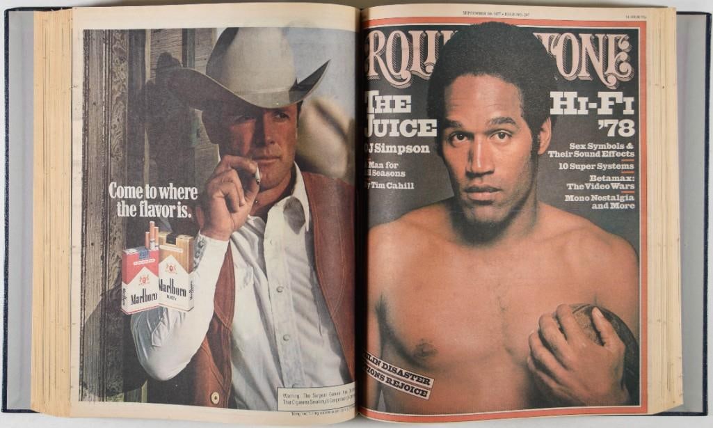 Rolling Stone Magazine Issues 241-250 Hardbound Book Near Mint 81 - 3