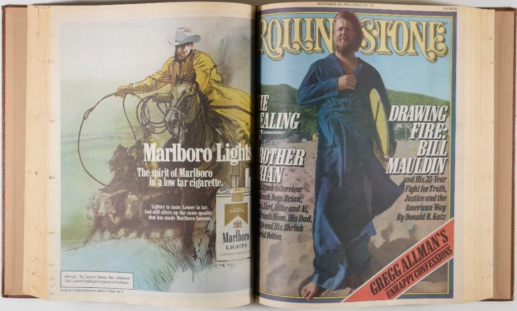Rolling Stone Magazine Issues 221-230 Hardbound Book Excellent 79 - 2