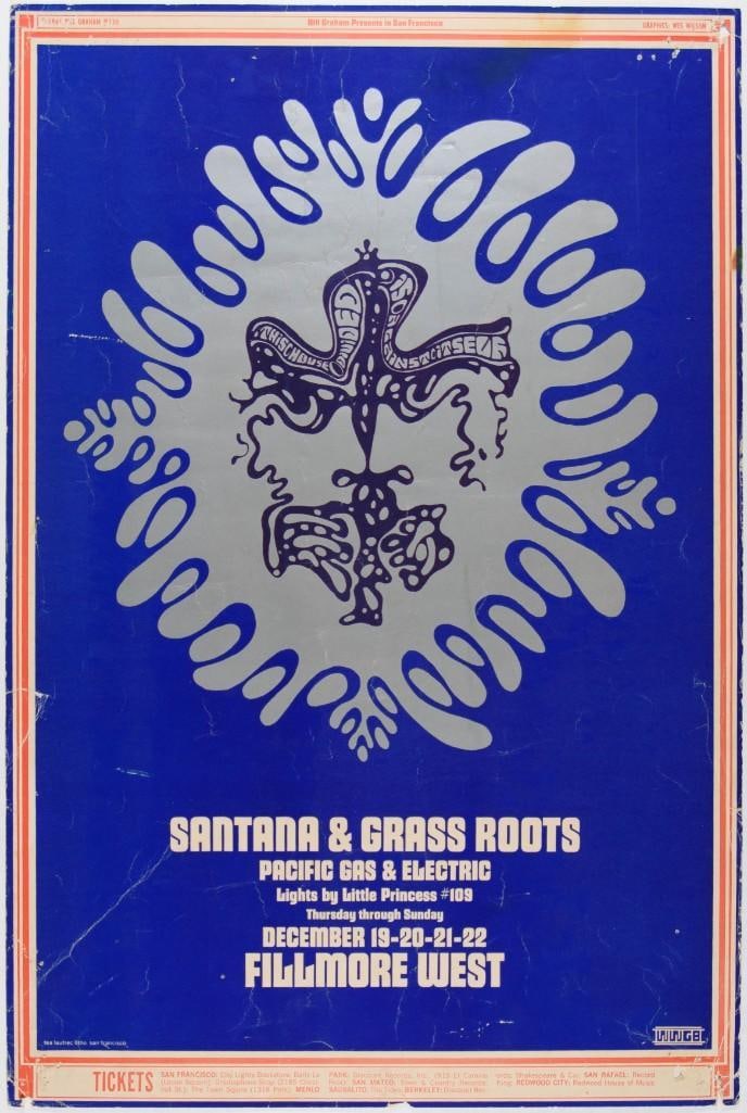 Lot of 10 Bill Graham and Family Dog Posters NG - 6