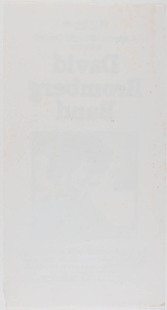 1976 David Bromberg Band Michigan Theater Ann Arbor Poster Extra Fine 65 - 2