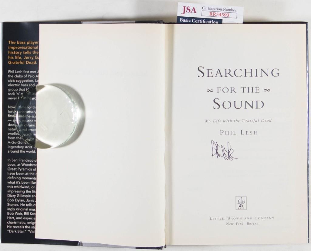 2005 Phil Lesh Searching For The Sound Signed Lesh Book - 2