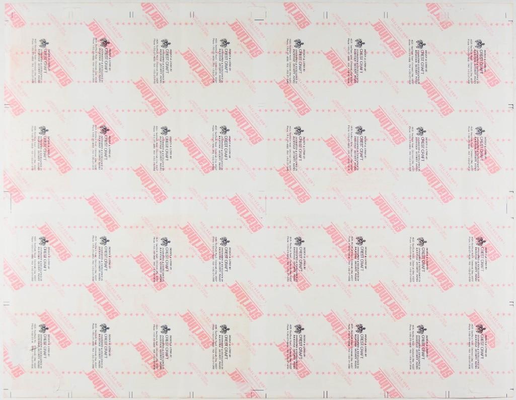 1992 Grateful Dead Backstage Passes Uncut Proof Sheet NG - 2