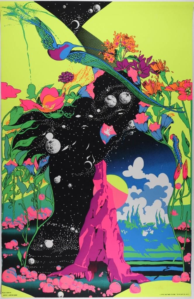 1970 Zephyr Blacklight Headshop Poster Extra Fine 65 (1 of 2)