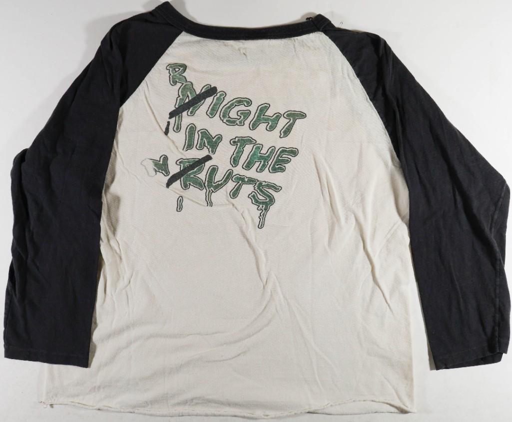 1979 Aerosmith Night In The Ruts Baseball Ringer Tee Shirt XL NG - 2