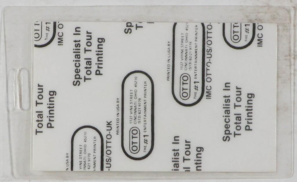 1982 Grateful Dead Rick Griffin Design All Access Pass NG - 2
