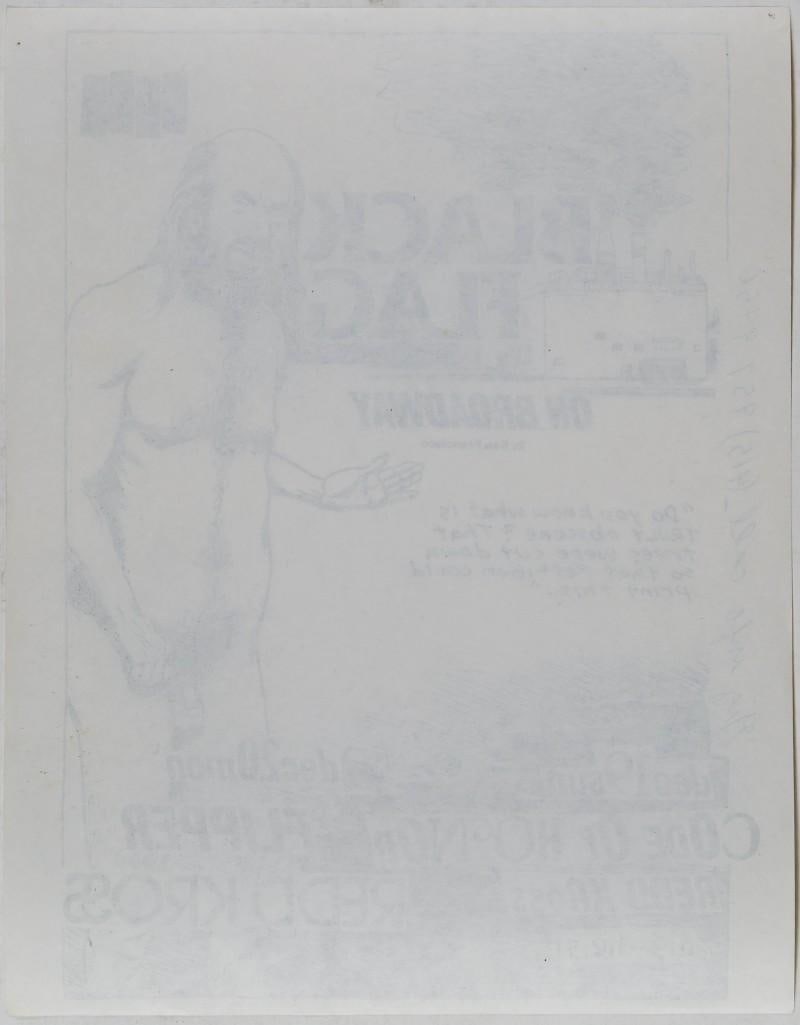 1982 Black Flag On Broadway San Francisco Flyer Extra Fine 69 - 2