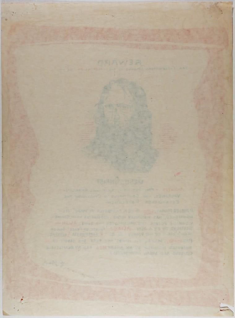 1970s Jesus Christ Reward Headshop Poster Extra Fine 61 - 2