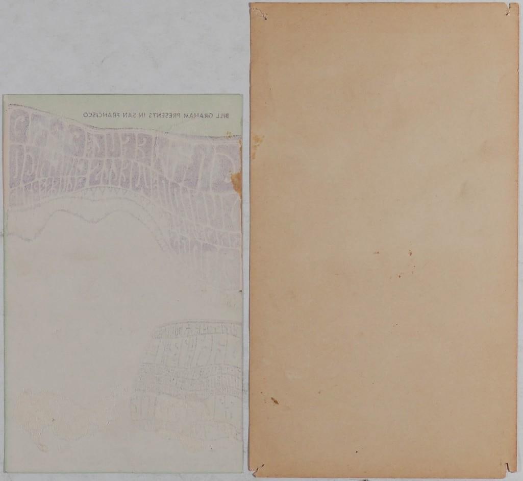 Lot of 2 Original Bill Graham Postcards - 2