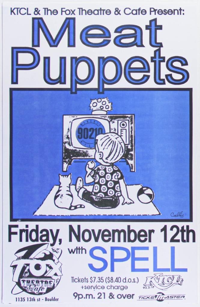 2004 Meat Puppets The Fox Theatre Boulder Poster Near Mint 85 (1 of 2)