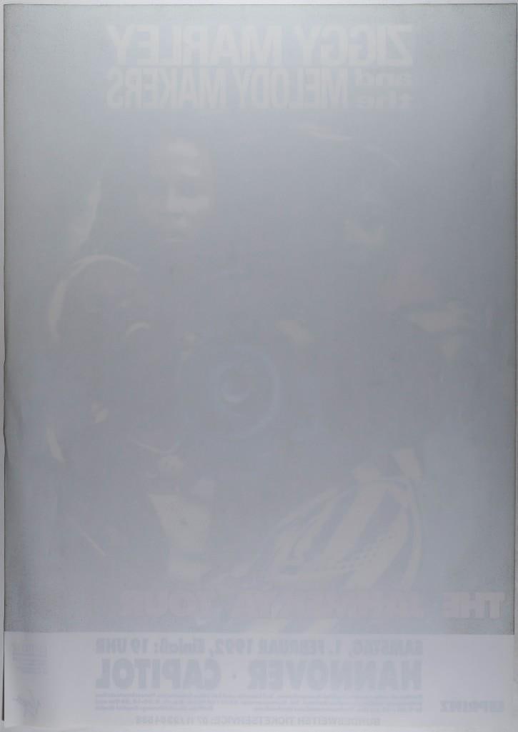 1992 Ziggy Marley and the Melodymakers Hannover Poster Excellent 79 - 2