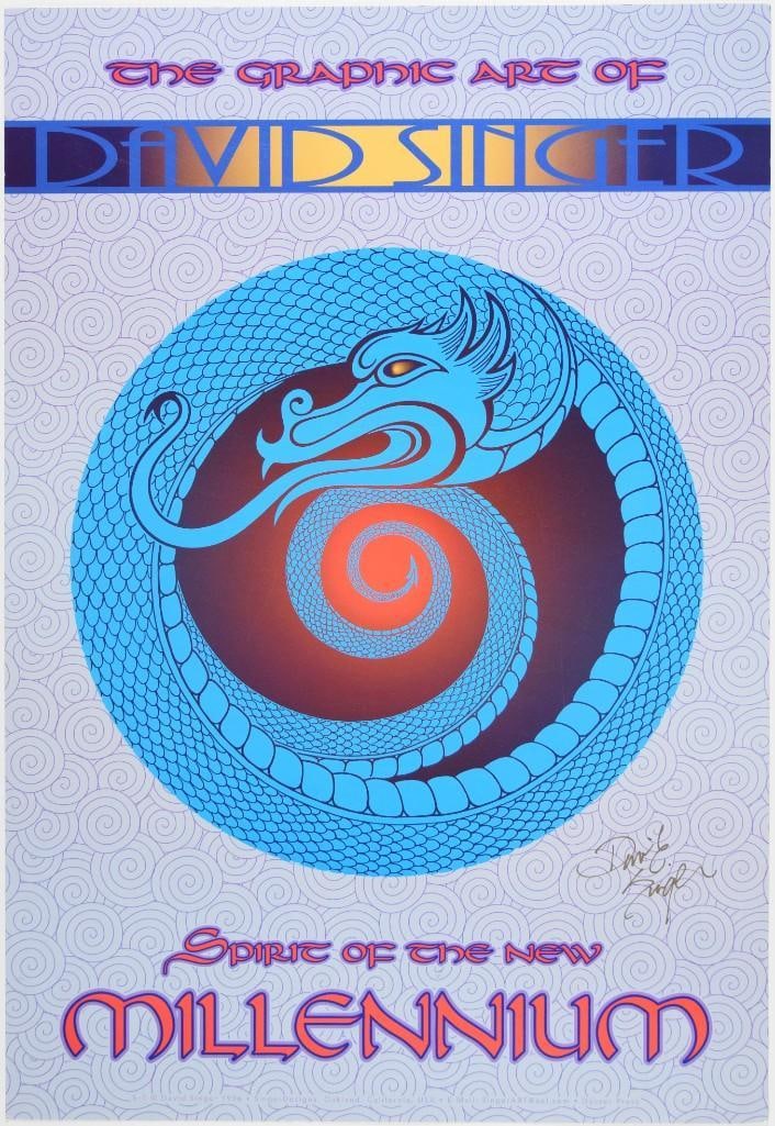 1996 The Graphic Art of David Singer Signed Singer Poster Excellent 79 (1 of 2)