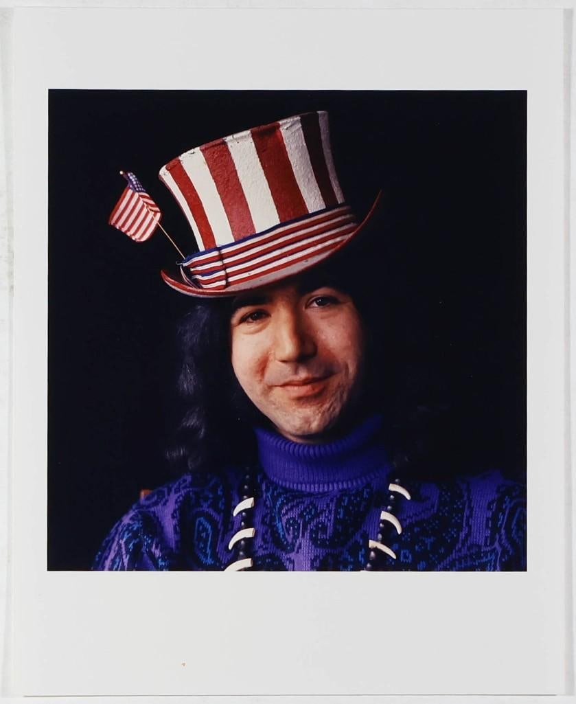 1966 Jerry Garcia Portrait Signed Herb Greene NG: This print is signed by the photographer, Herb Greene! This iconic photograph of Jerry Garcia as "Captain Trips" was taken by renowned photographer Herb Greene in 1966. This is a later