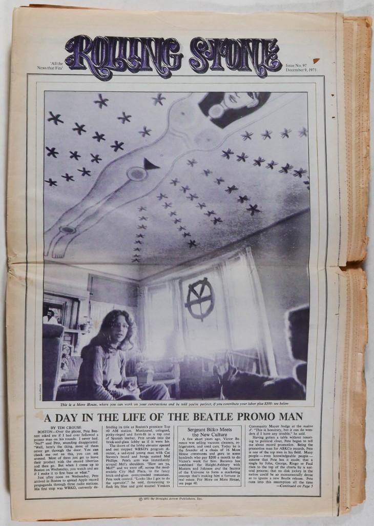 1971 Rolling Stone Magazine Issue Number 97 Extra Fine 69 - 2