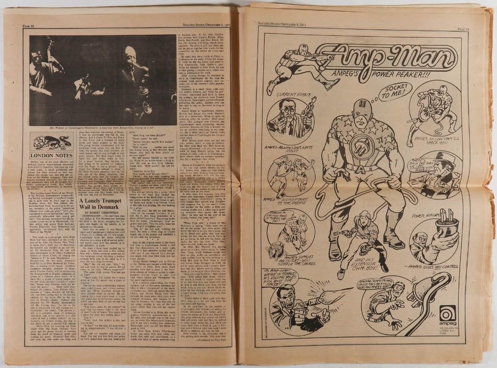 1971 Rolling Stone Magazine Issue Number 97 Extra Fine 69 - 3