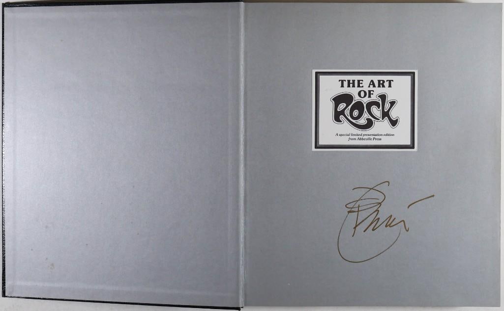 1987 Art of Rock 1st Edition Presentation Edition Signed Hardbound Book Excellent 79 - 3