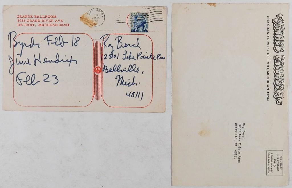 Lot of 2 Grande Ballroom Detroit Postcards NG - 2