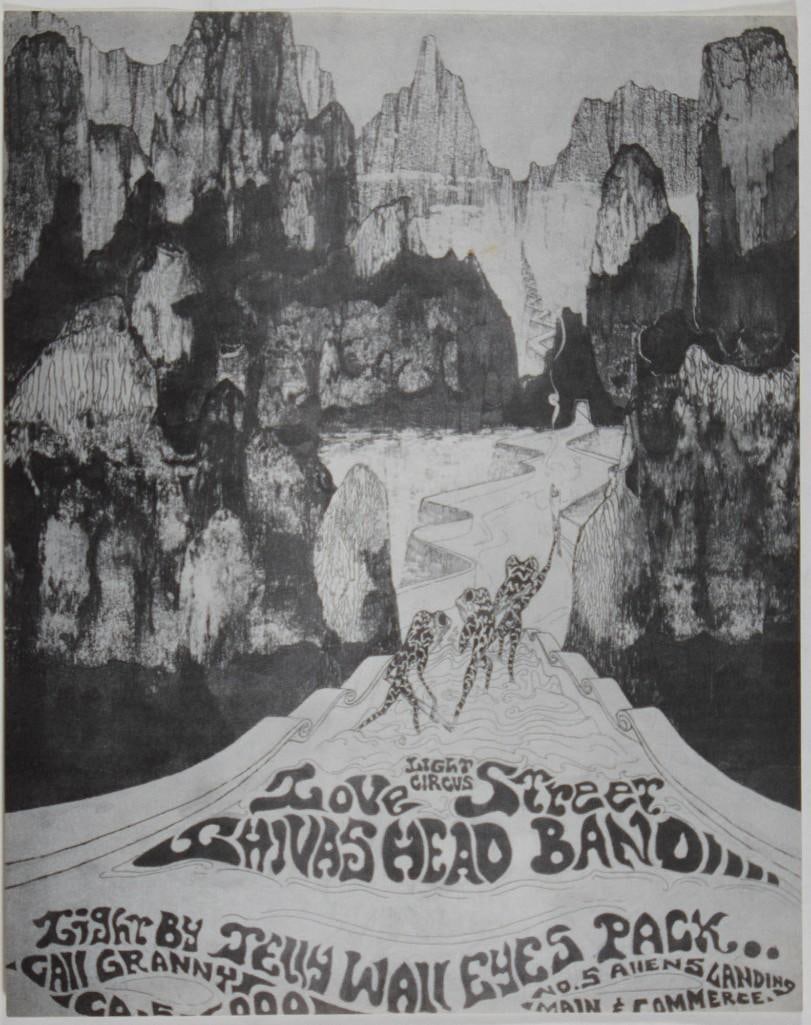 1968 Shiva's Headband Love Street Light Circus Flyer Near Mint 87 Trimmed (1 of 2)