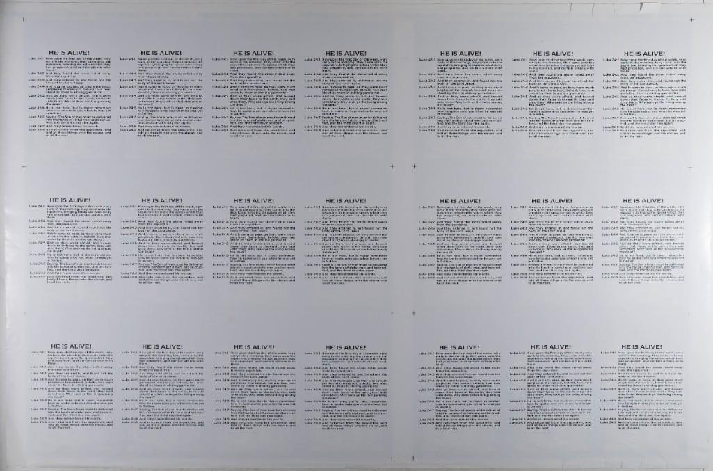 1978 Rick Griffin Maranatha Easter Celebration Anaheim Uncut Proof Sheet Poster Extra Fine 67 - 2