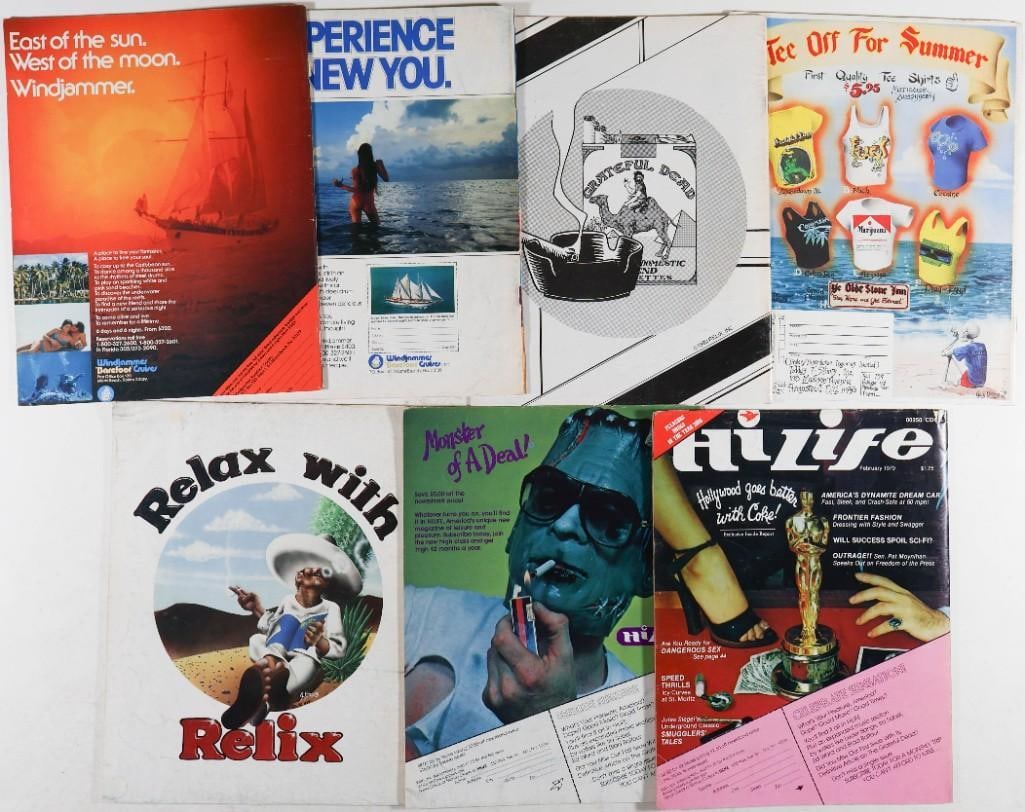 Lot of 7 Vintage Relix Magazines NG - 2