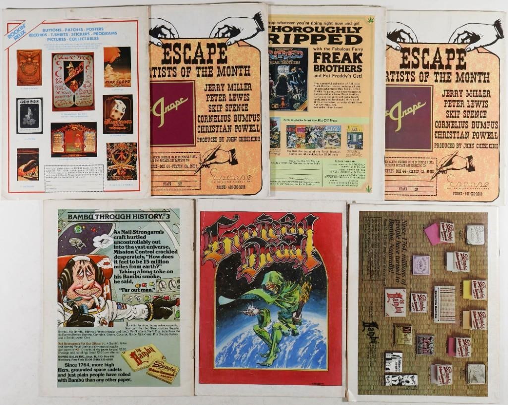 Lot of 7 Relix Vintage Magazines NG - 2