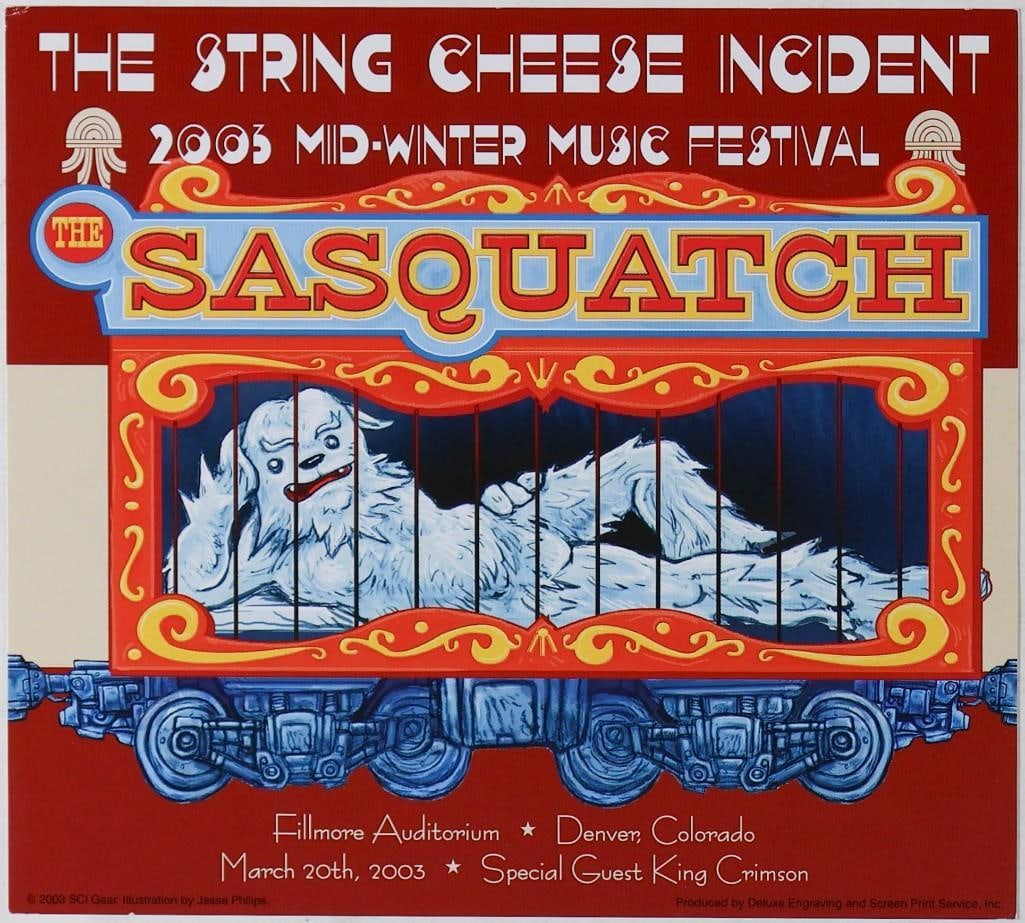 2003 The String Cheese Incident Dobson Ice Arena & Denver Fillmore Set of 5 Handbills Near Mint 83 - 4