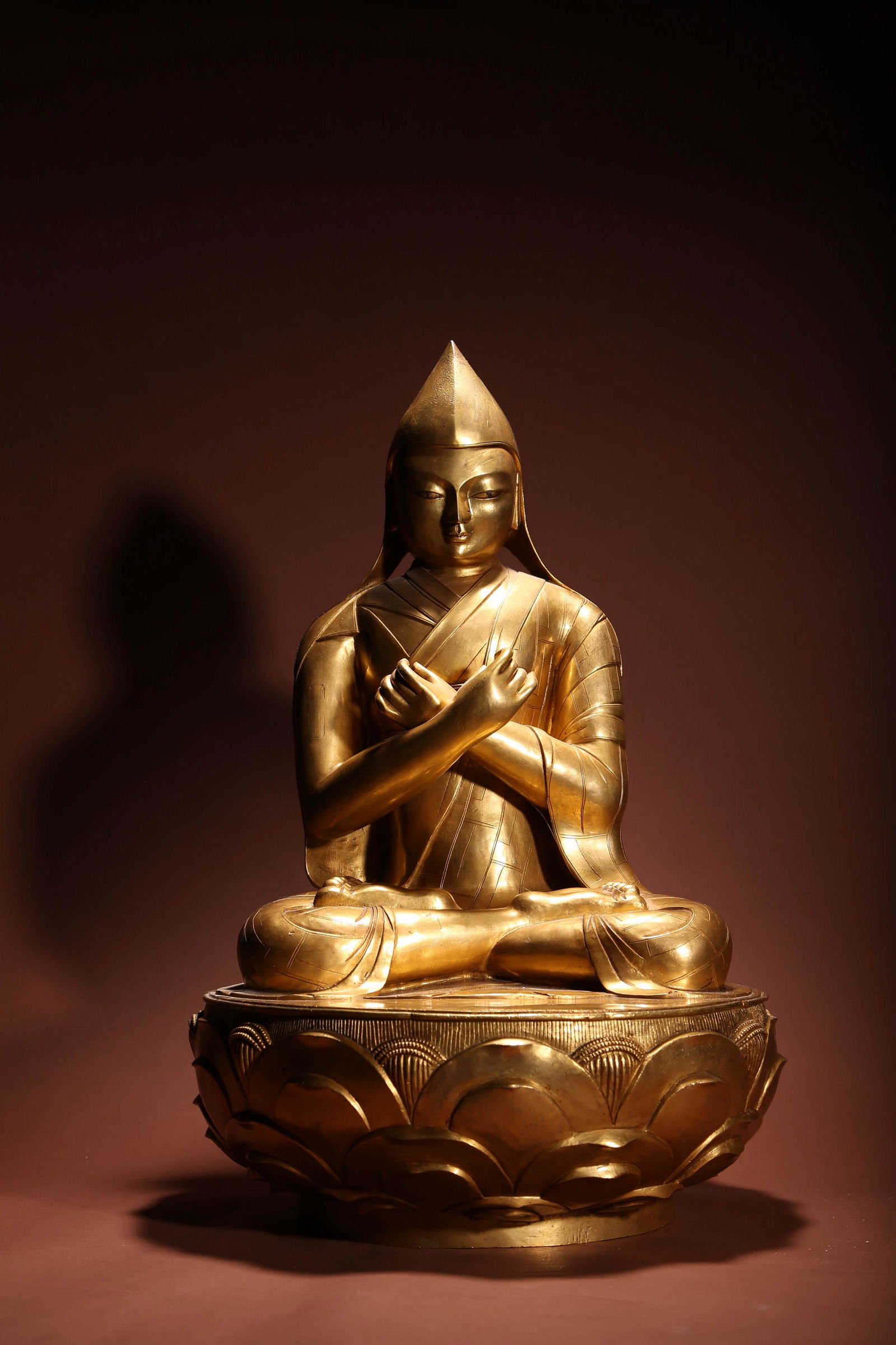 Gilt-Bronze Figure of Deity (1 of 10)